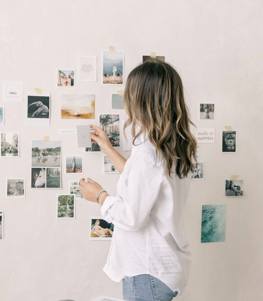 How to make a visual board to make your resolution come true