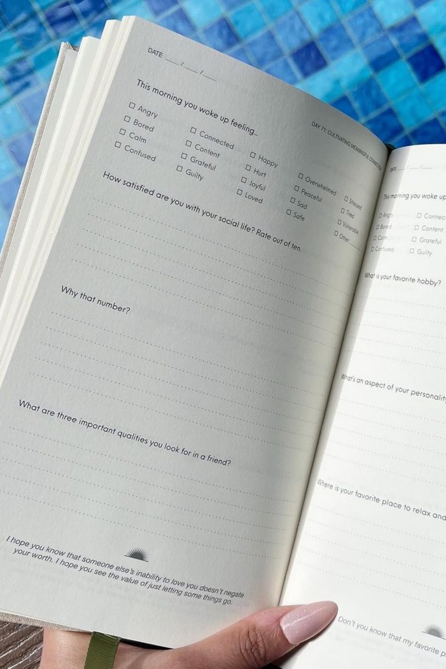 3 Questions a Day Journal