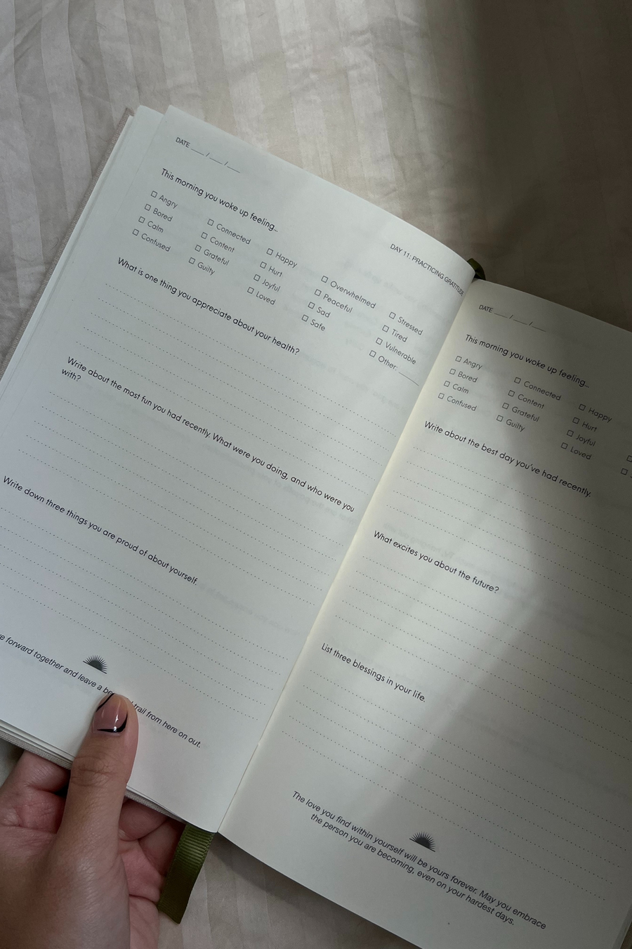 3 Questions a Day Journal